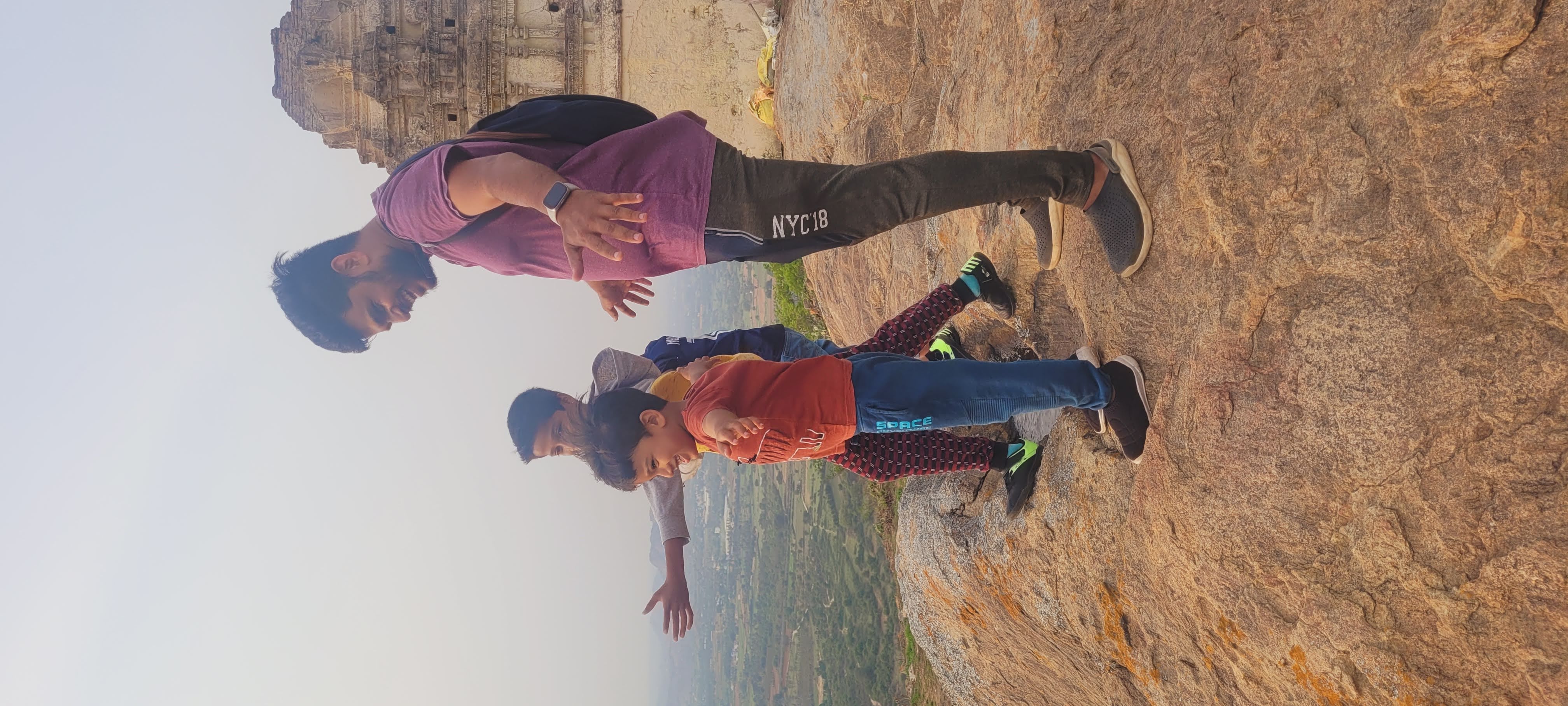 Unedurga Fort Trek with Kids
