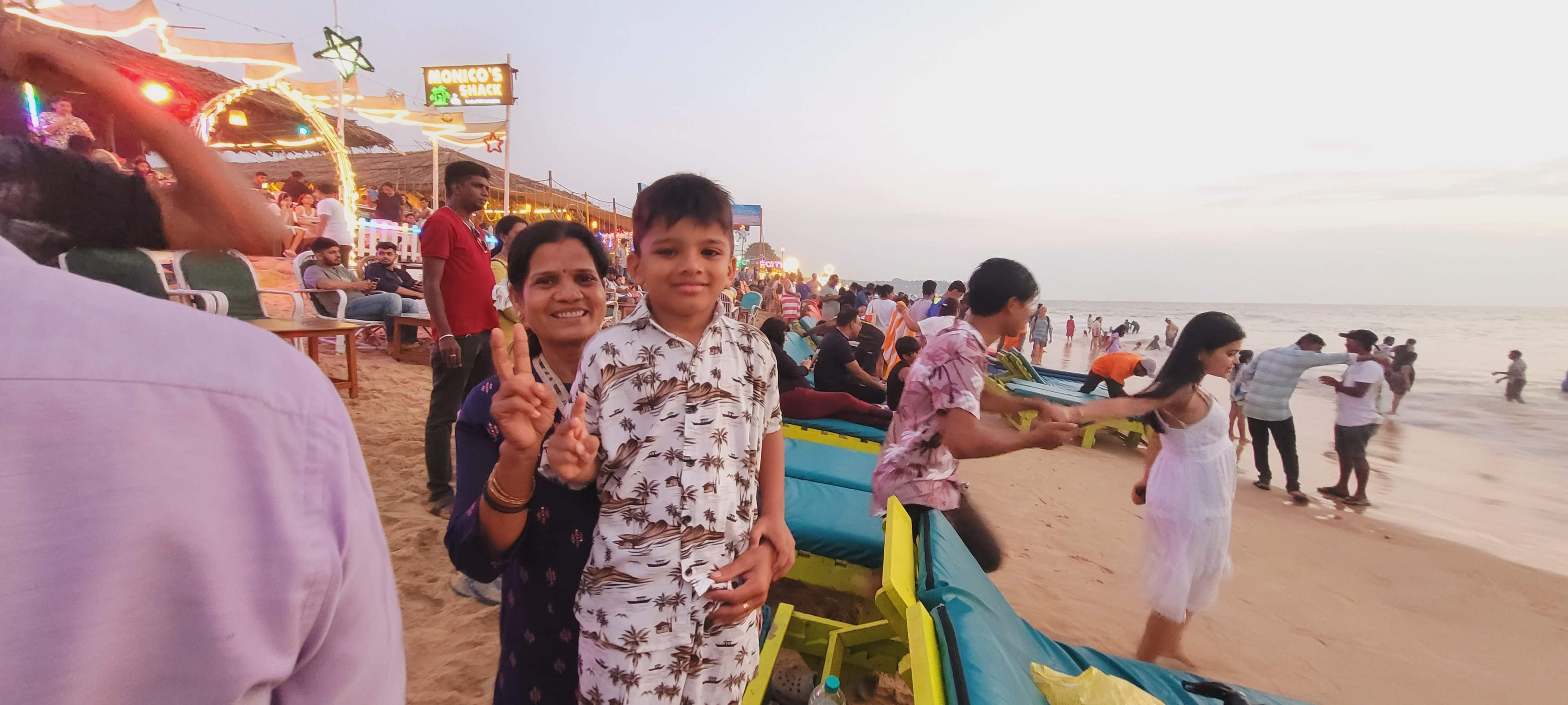 Temple Visits & Evening at Candolim Beach